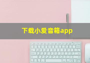 下载小爱音箱app