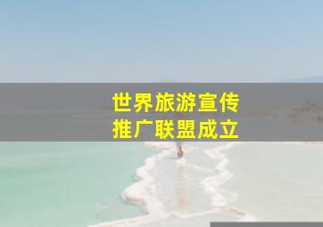 世界旅游宣传推广联盟成立