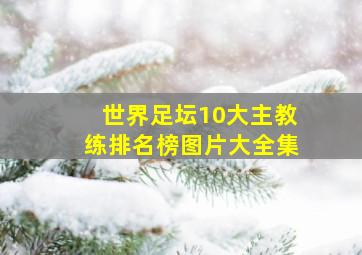 世界足坛10大主教练排名榜图片大全集