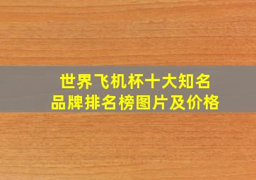 世界飞机杯十大知名品牌排名榜图片及价格