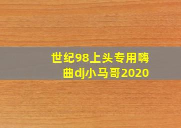 世纪98上头专用嗨曲dj小马哥2020