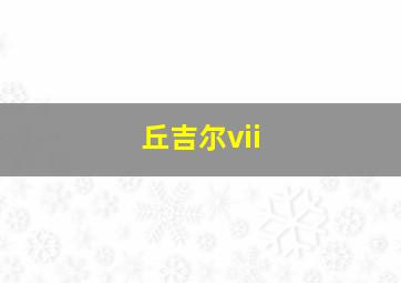 丘吉尔vii