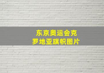 东京奥运会克罗地亚旗帜图片