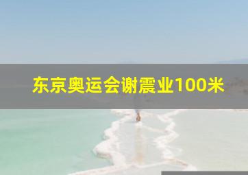 东京奥运会谢震业100米