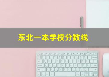 东北一本学校分数线