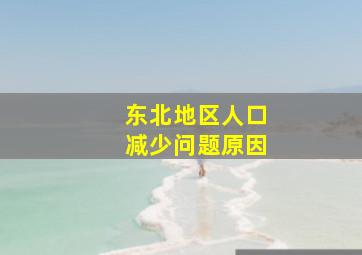 东北地区人口减少问题原因