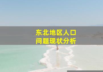 东北地区人口问题现状分析