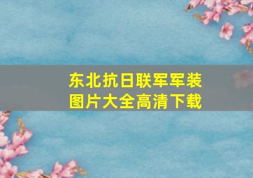 东北抗日联军军装图片大全高清下载