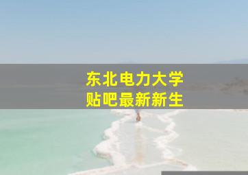 东北电力大学贴吧最新新生