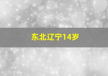 东北辽宁14岁