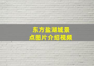 东方盐湖城景点图片介绍视频