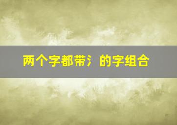 两个字都带氵的字组合