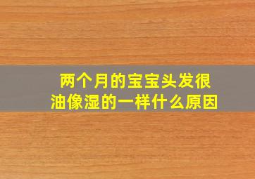 两个月的宝宝头发很油像湿的一样什么原因