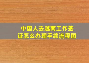 中国人去越南工作签证怎么办理手续流程图