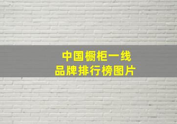 中国橱柜一线品牌排行榜图片