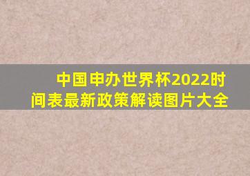 中国申办世界杯2022时间表最新政策解读图片大全