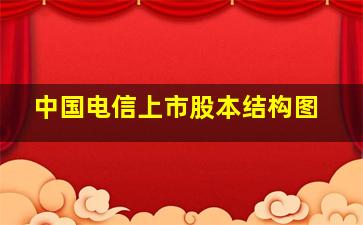 中国电信上市股本结构图