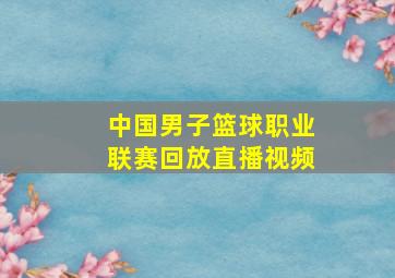 中国男子篮球职业联赛回放直播视频