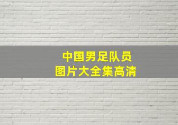 中国男足队员图片大全集高清