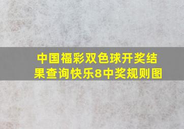 中国福彩双色球开奖结果查询快乐8中奖规则图