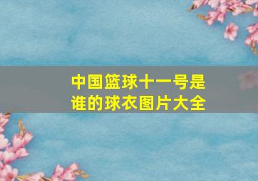 中国篮球十一号是谁的球衣图片大全