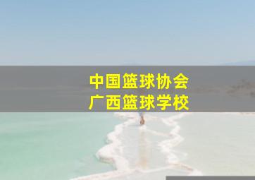 中国篮球协会广西篮球学校