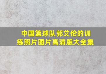 中国篮球队郭艾伦的训练照片图片高清版大全集