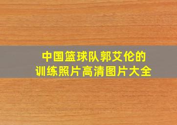 中国篮球队郭艾伦的训练照片高清图片大全