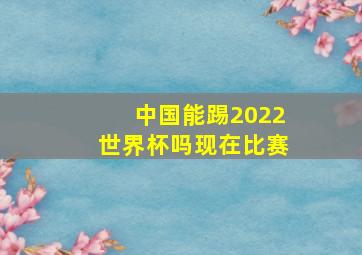 中国能踢2022世界杯吗现在比赛