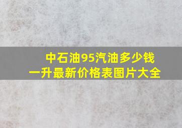 中石油95汽油多少钱一升最新价格表图片大全