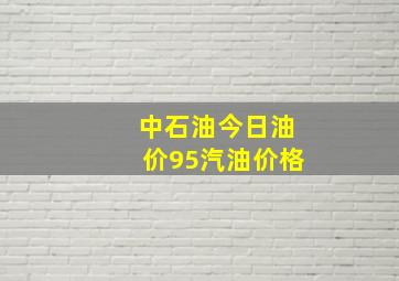 中石油今日油价95汽油价格