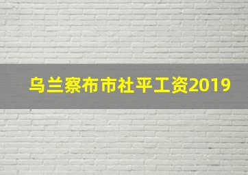 乌兰察布市社平工资2019