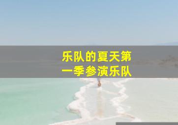 乐队的夏天第一季参演乐队