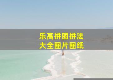 乐高拼图拼法大全图片图纸