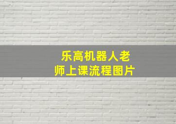 乐高机器人老师上课流程图片