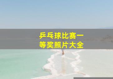 乒乓球比赛一等奖照片大全