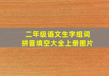 二年级语文生字组词拼音填空大全上册图片