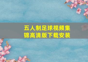 五人制足球视频集锦高清版下载安装