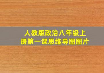 人教版政治八年级上册第一课思维导图图片