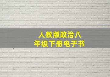 人教版政治八年级下册电子书