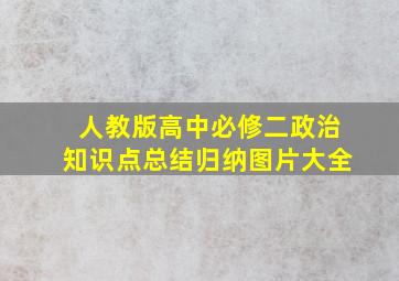 人教版高中必修二政治知识点总结归纳图片大全