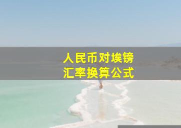 人民币对埃镑汇率换算公式