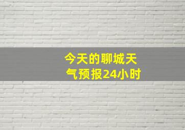 今天的聊城天气预报24小时