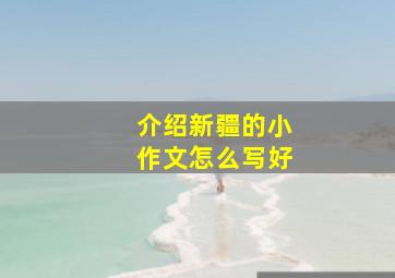 介绍新疆的小作文怎么写好