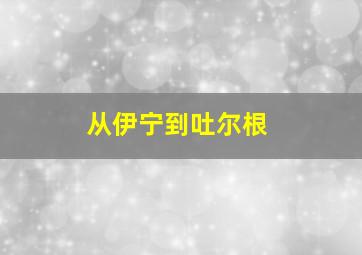 从伊宁到吐尔根