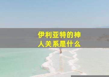 伊利亚特的神人关系是什么