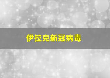 伊拉克新冠病毒