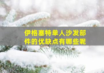 伊格塞特单人沙发部件的优缺点有哪些呢