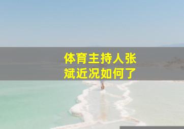 体育主持人张斌近况如何了