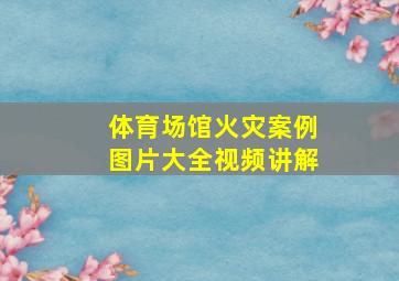 体育场馆火灾案例图片大全视频讲解